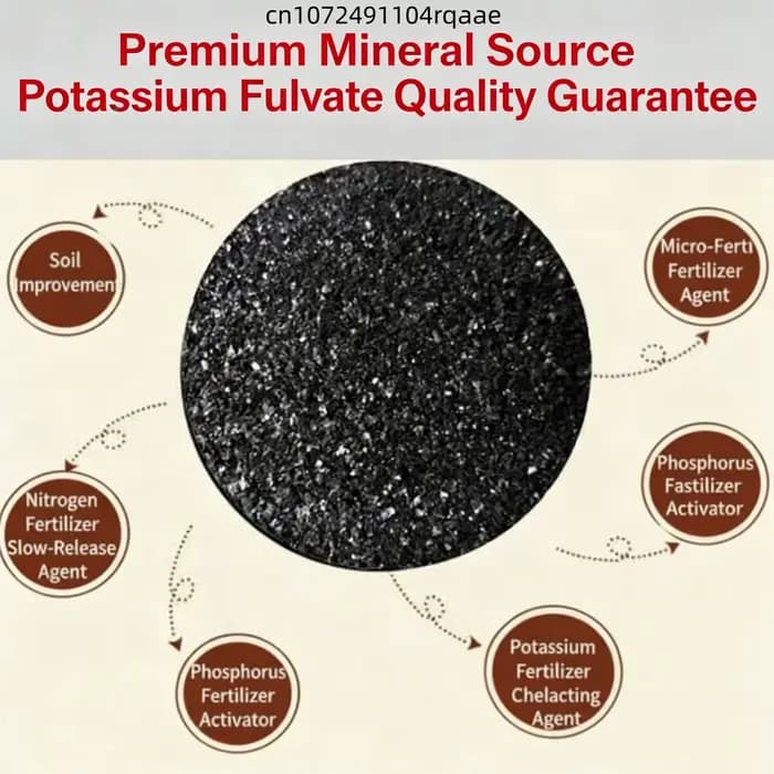 Engrais à l'acide humique 100% soluble avec oligo-éléments