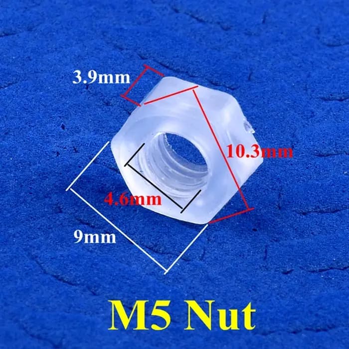 5 ~ 200 pièces de qualité alimentaire PP M5 ~ M16mm G1/8 "~ G1" filetage à écrou hexagonal Aquarium réservoir de poisson