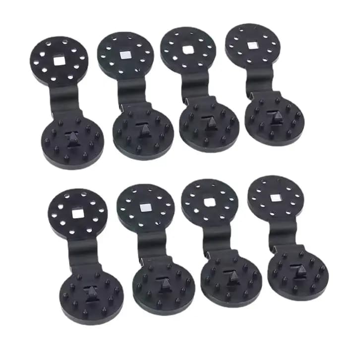 Pinces pour tissu d'ombrage, 100 pièces/50 pièces/20 pièces, œillets pour couverture en maille, tiss