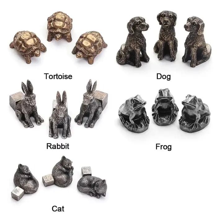 Pot de plante animale en résine pour l'extérieur, 3 pièces, Support de Pot de fleur, Support de bons