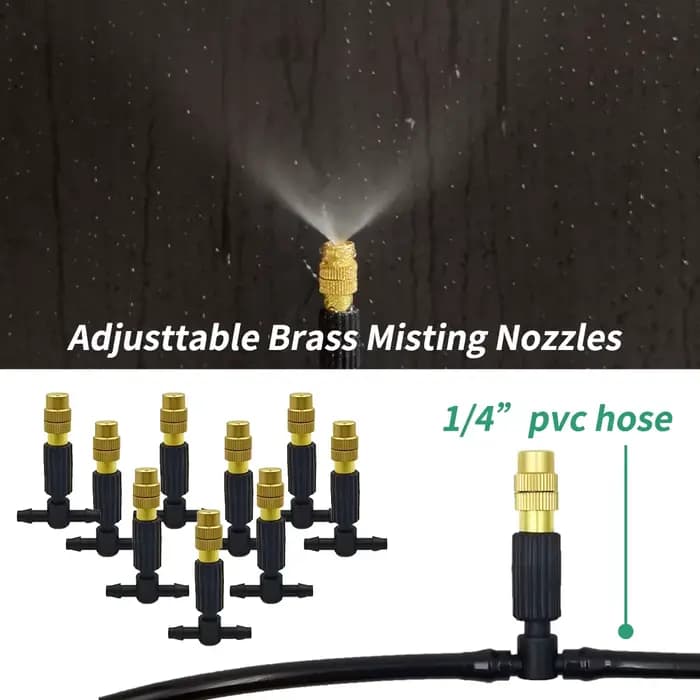 Oasis 5M-30M système de refroidissement par brumisation extérieure d'irrigation de jardin arrosage b
