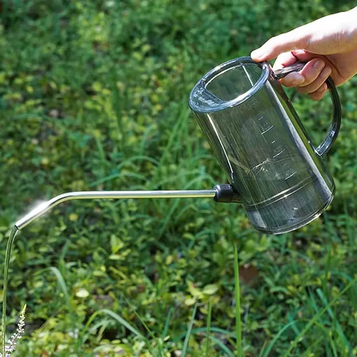 Arrosoir de jardinage avec poignées de grande capacité, bouilloire d'arrosage amovible, acier inoxyd
