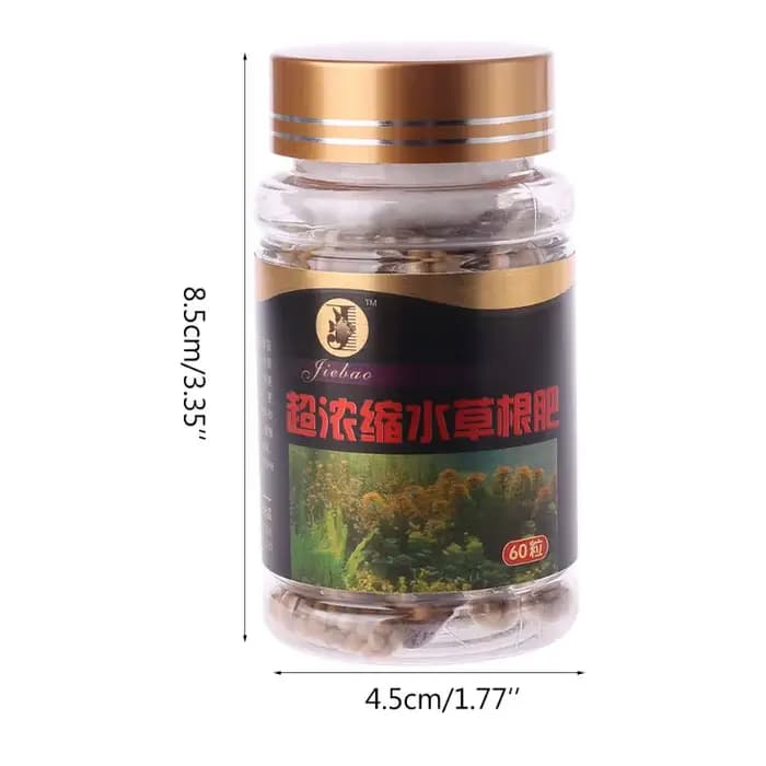 60 pièces Aquarium d'eau douce engrais pour plantes aquatiques 60 Capsules mixte nourrissant pour plante