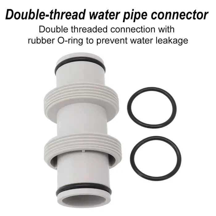 Adaptateur d'extension de tuyau pour assujetà piston fendue Intex, connecteur droit de piscine, adap