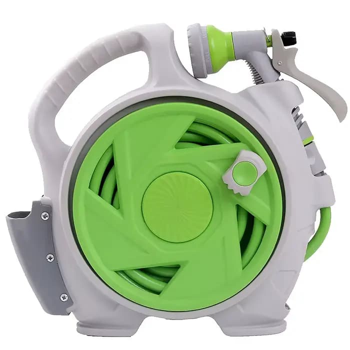 Enrouleur de tuyau d'arrosage de jardin portable