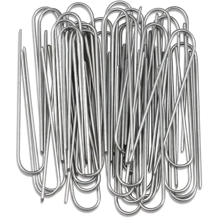 Agrafes de jardin de type U, piquets de tube de clôture robustes, broches Sod, pointe de paysage gal