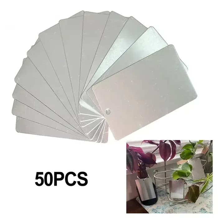 Marqueurs de Plantes en Aluminium, Étiquette d'Arbre pour Marquer les Arbres Plantes Fleurs Serre, I