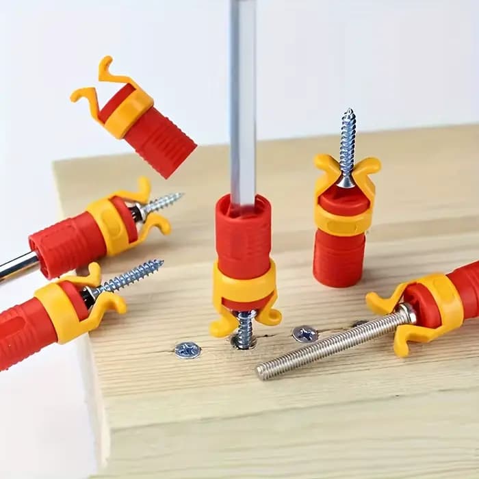 Tournevis universel porte-embout pince fixateur de vis outil de travail du bois vis ensemble d'outils de conduite pour l'amélioration de l'habitat 3 pièces
