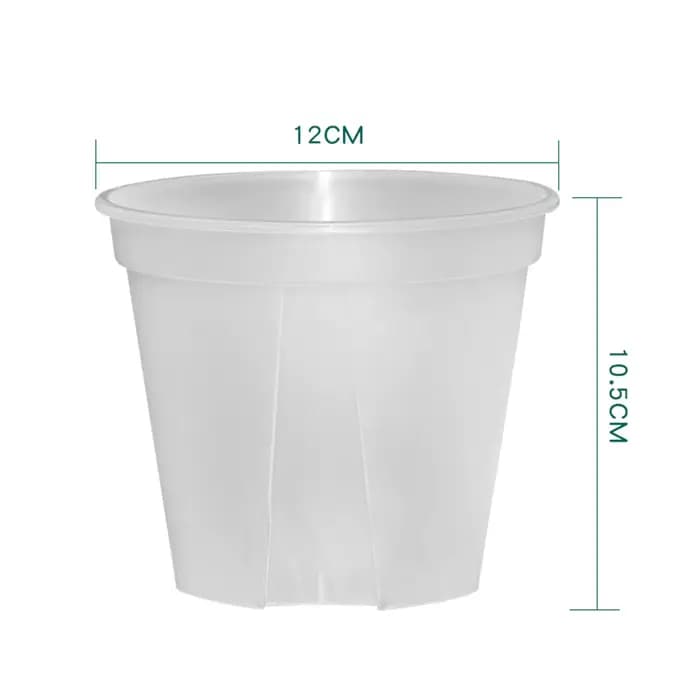 Pots d'orchidées en plastique transparent avec trous, pot de fleur transparent, plantes succulentes,