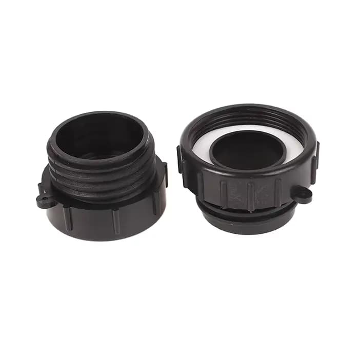 Adaptateur de réservoir IBC pour vanne Schutz, filetage fin de 62mm à raccords à filetage grossier d