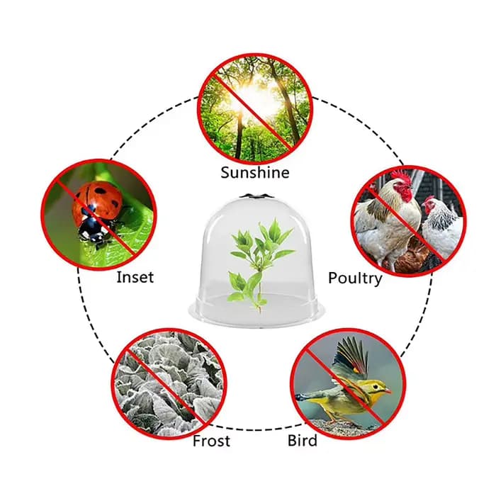 Couverture réutilisable en plastique pour plantes de jardin