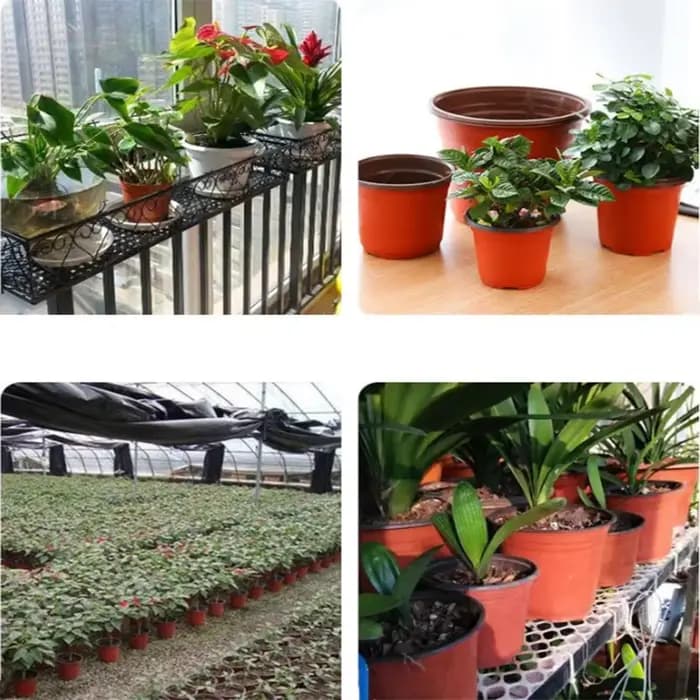 Boîte de culture en plastique à section fine, plateau résistant aux chutes pour Pot de plantes de ja