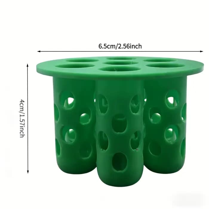 Lot de 2 pots de pépinière de jardin à 7 trous pour ail et oignon