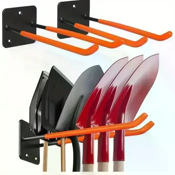 1 ensemble support mural système de stockage d'outils crochets rangement de Garage multi-usages organisateur