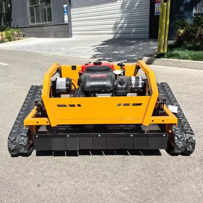 Tondeuse à gazon de 1000 mm disponible en versions 23/27 CV, équipée d'une pompe à huile et d'un moteur sans balais, 4000 ㎡ /H Convient aux pentes et aux arbustes