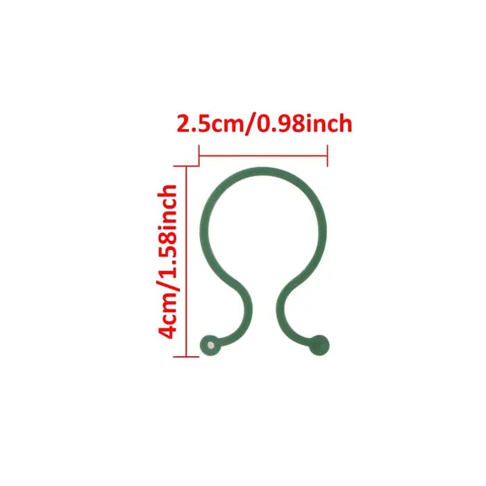 Clips de Cerclage de Vigne de Jardin en Plastique