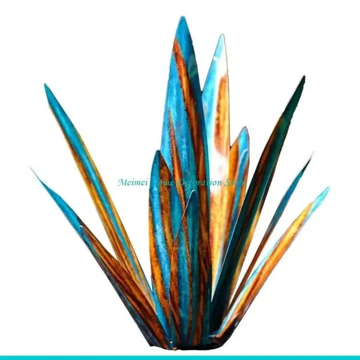 H7BF – décorations jardin en Agave pour piquet extérieur