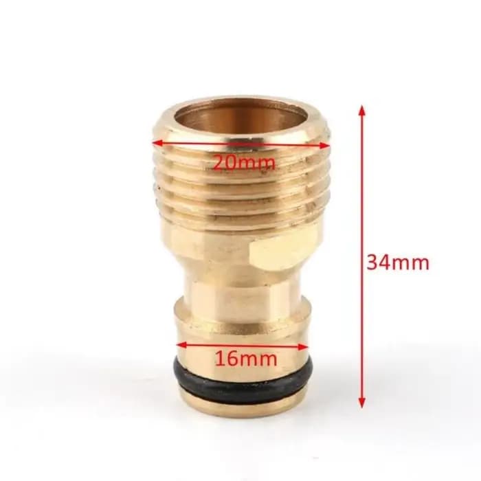 Joendoco-Connecteur rapide en laiton pour odorà eau, adaptateur de buse d'irrigation de jardin, file