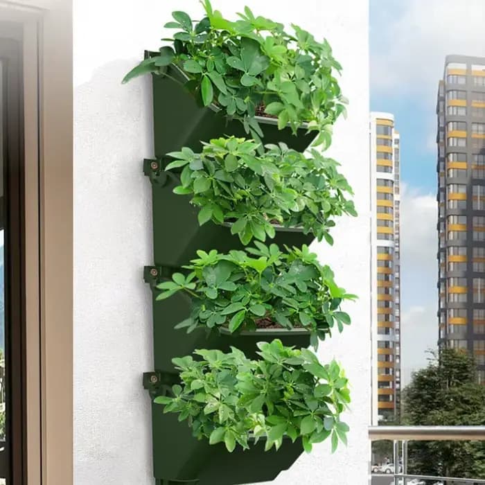 Pots de fleurs externes pour balcon