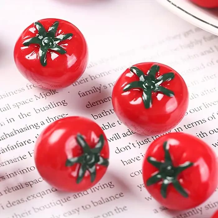 10 pièces bricolage Mini modèle de tomate ornements bricolage accessoires artisanat d'art approvisio
