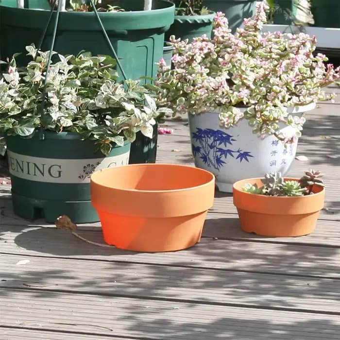 Plateau en Imitation de terre cuite pour plantes