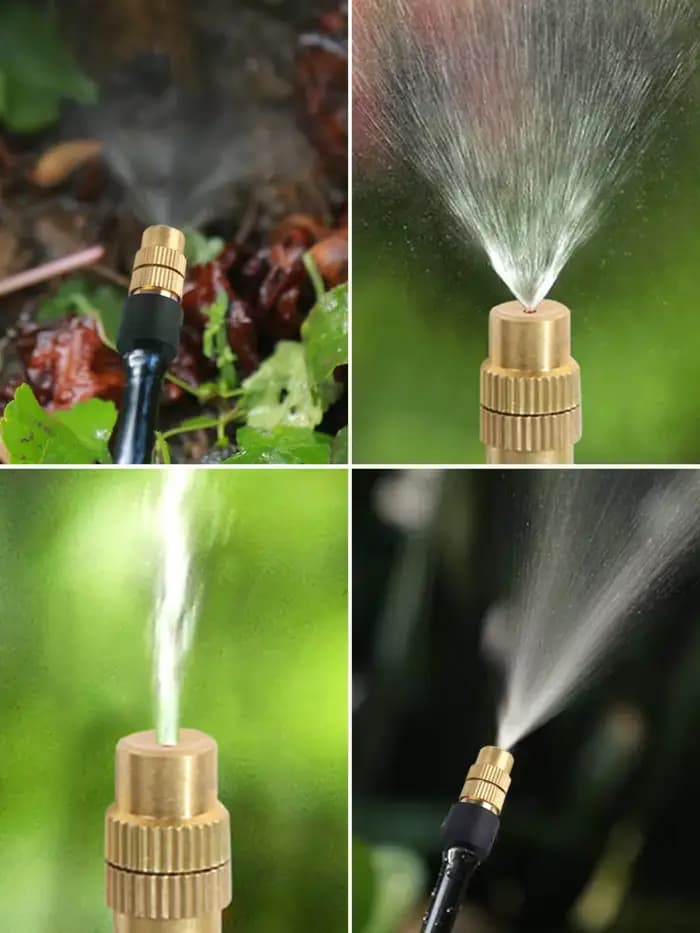 10 pièces 4/7PVC système de refroidissement par brumisation extérieure arrosage de jardin arrosage 1