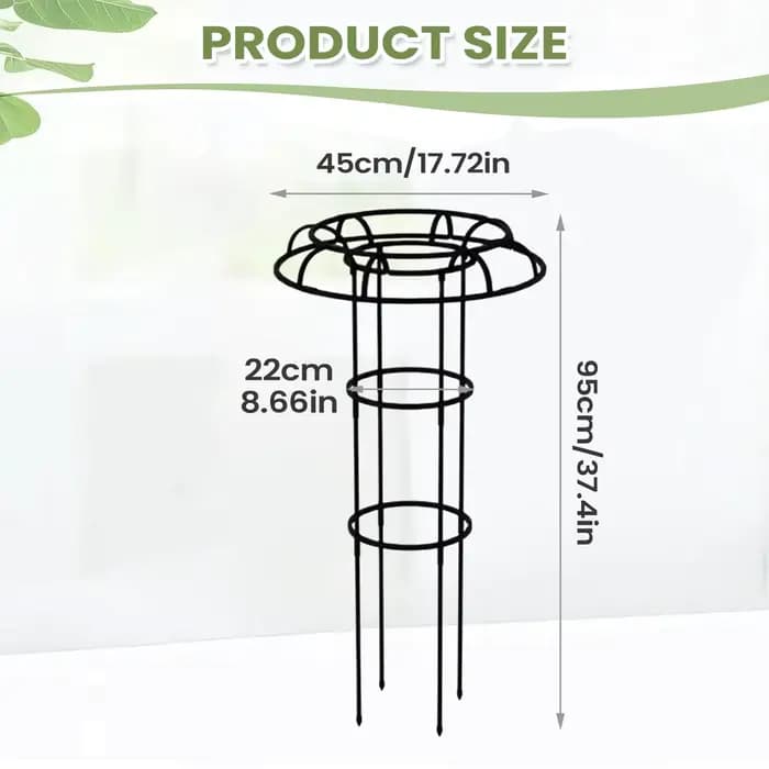 Treillis de jardin en forme de parapluie pour plantes grimpantes