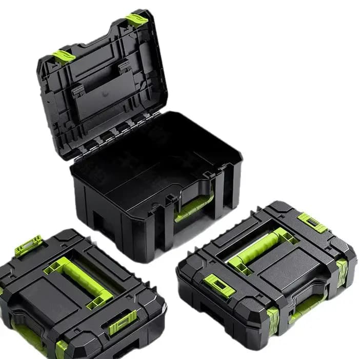 Boîte à outils empilable multifonctionnelle