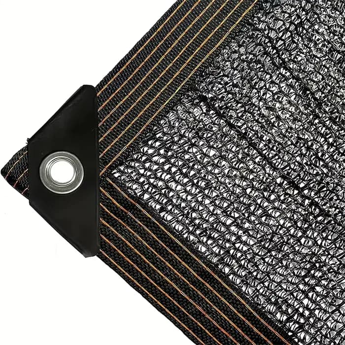Filet d'ombrage noir 3 ailettes, taux d'ombrage 45%, protection UV, toile pare-soleil pour jardin, p