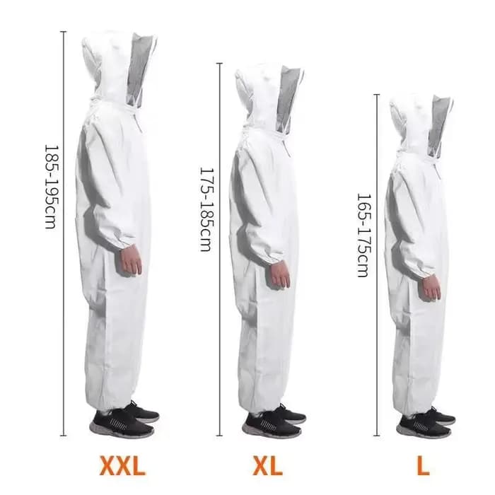 Combinaison pour apiculture complète, combinaison en tissu, voile, capuche, gants, chapeau, Jaket, c
