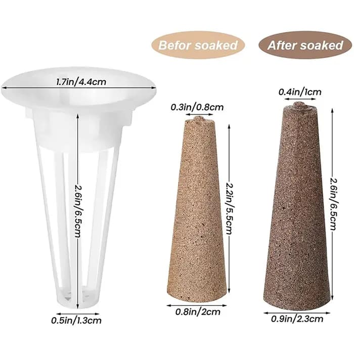 Panier rond de culture hydroponique en maille pour Pot de végétation, Pot de culture hydroponique, 1