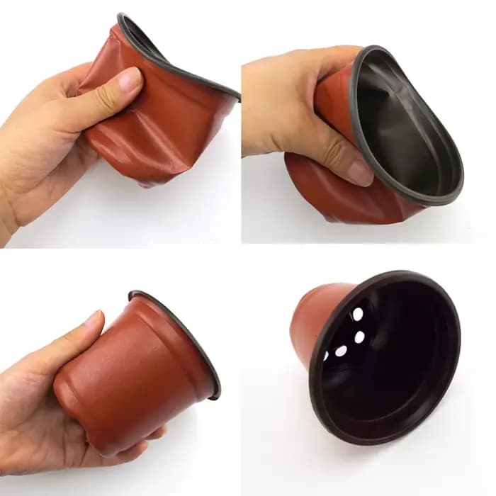 Pot de pépinière en plastique, 20 pièces/50 pièces, Pot de démarrage de graines, conteneur de plante