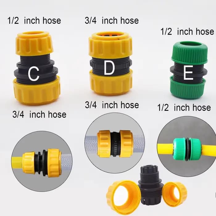 Accessoires de jardinage en PVC pour l'extérieur, adaptateur de connecteur de tuyau de jardin de voi