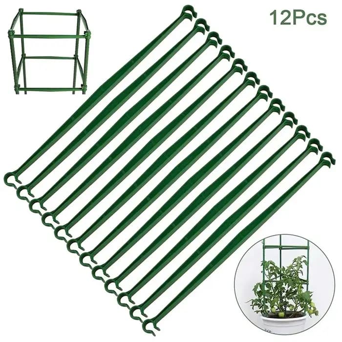 Piquets de support pour plantes de jardin, vigne grimpante T1, bras, connecteurs de cadre en pot ext