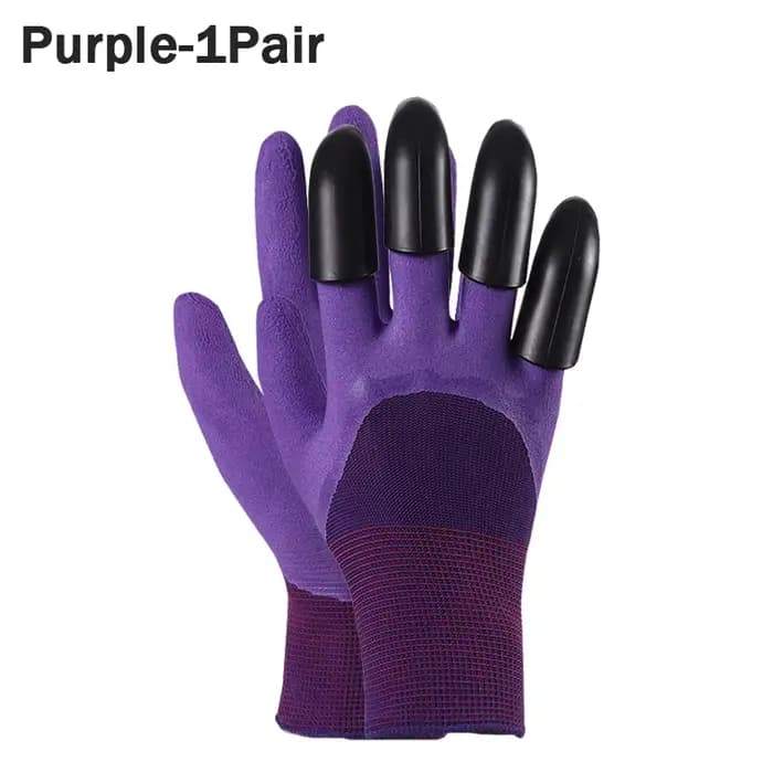 1-10 paires de gants de jardinage avec griffes gants de travail en Latex imperméable anti-dérapant D