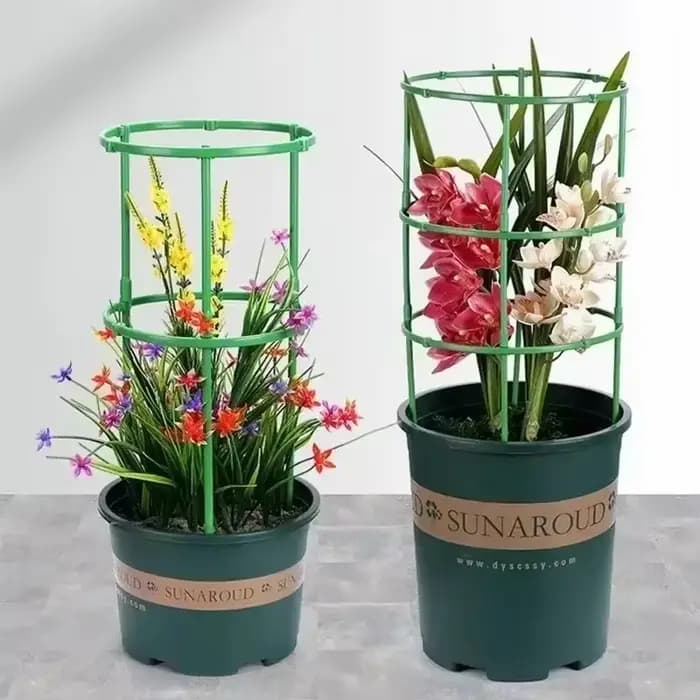 12 ensembles de Support de piquet pour plantes de jardin, Support détachable pour plantes à fleurs,