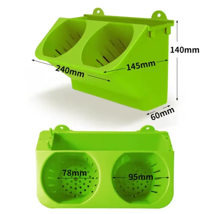User inière Murale Verticale en Poudre pour Plantes, Pot de Jardin, Conteneur de Fleurs, Décoration