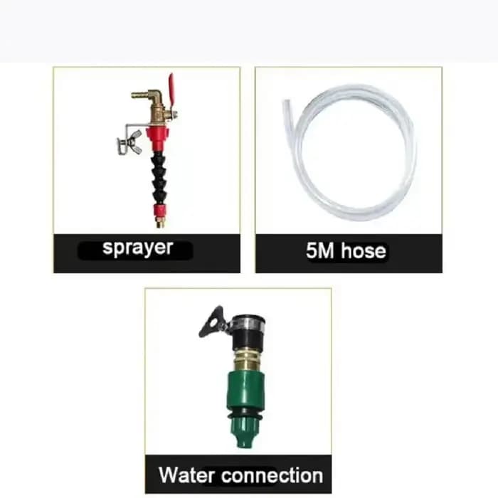 Pulvérisateur d'eau anti-poussière pour machine de découpe