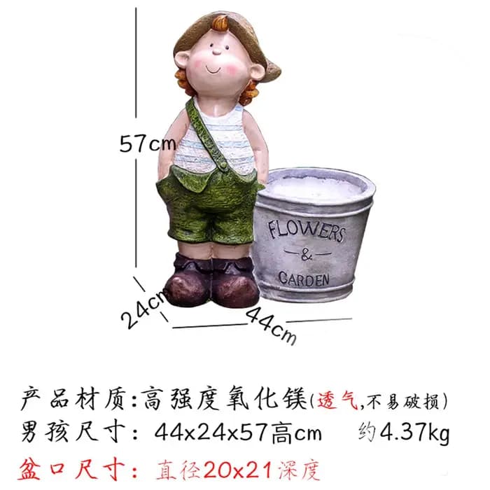 Jardinière succulente créative pour balcon