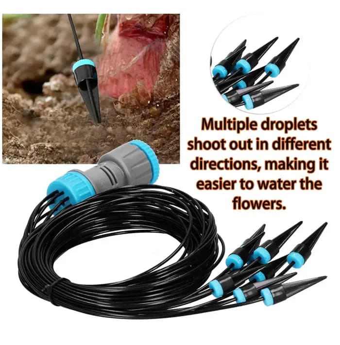 Kit d'irrigation goutte à goutte à 10 têtes