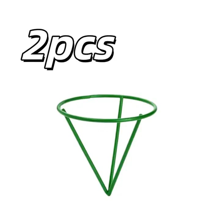 2 pots de support pour graines hydroponiques – Contenants coniques verts