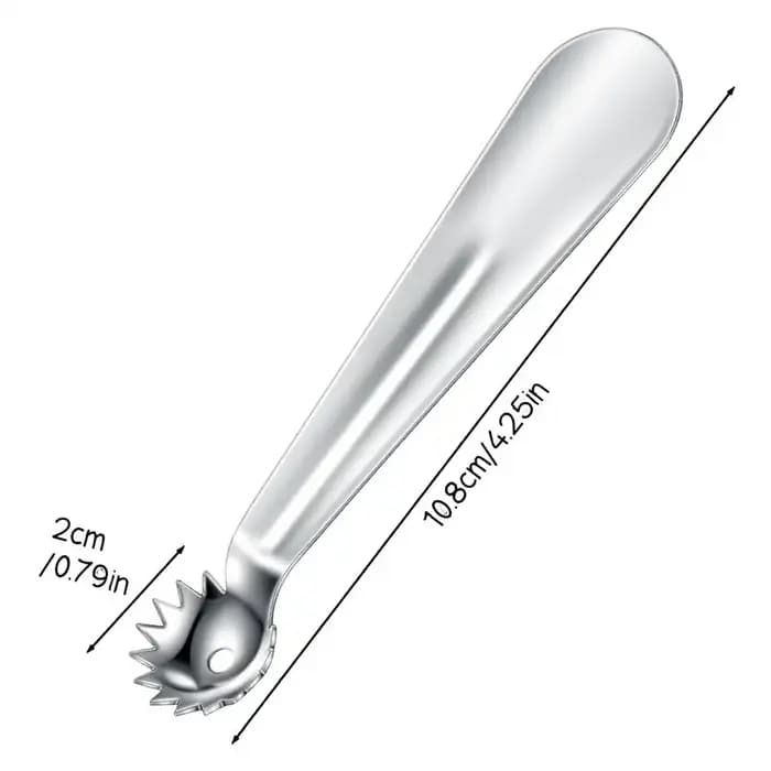 Outil de retrait de tige de fraise, outil de retrait de corer en acier inoxydable, outil de retrait de tige supérieure de tomate Portable ergonomique