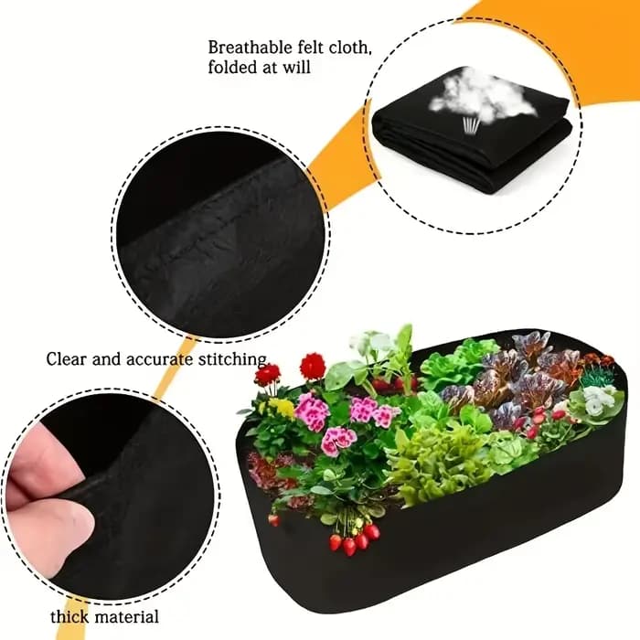 Sac de plantation de jardin multi-tailles avec poignée