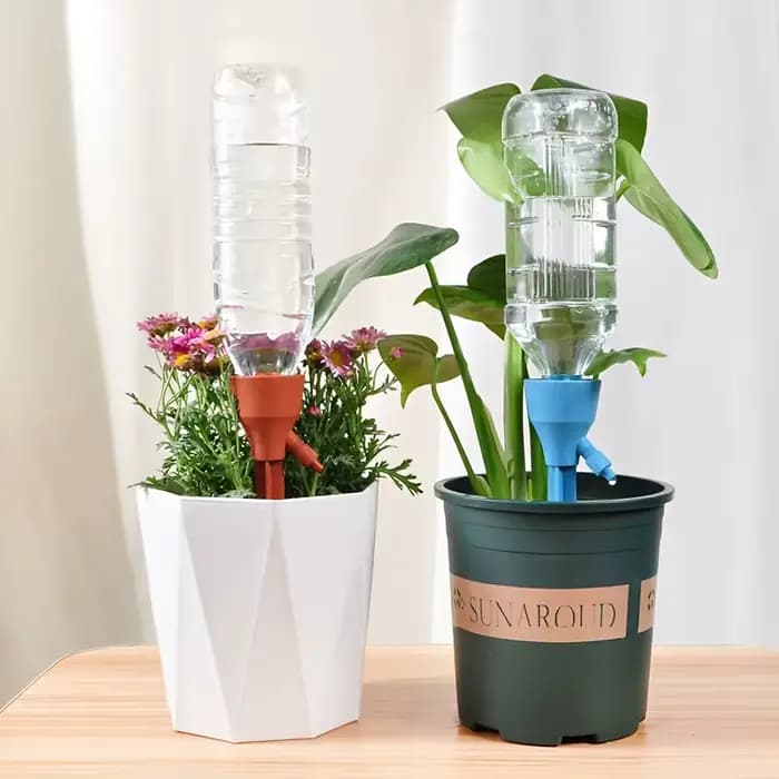Système d'irrigation goutte-à-goutte automatique, 10 pièces, auto-arrosage réglable pour plantes à f