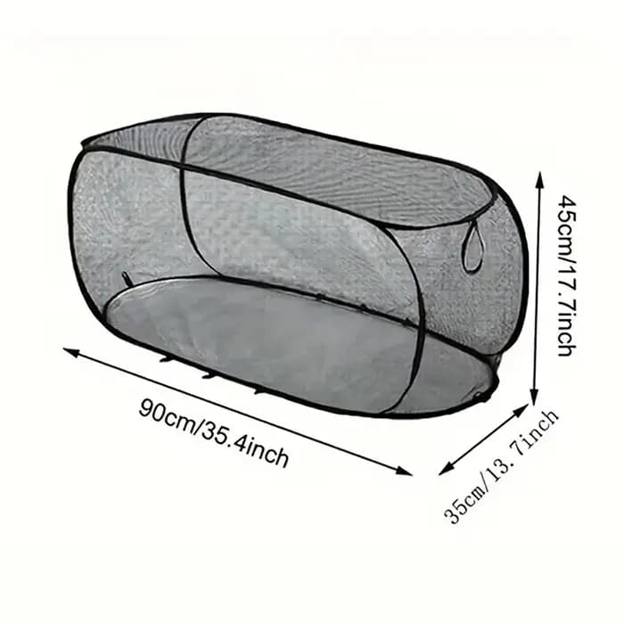 Housse de protection pliable et assemblable pour plantes, anti-insectes et pare-soleil, pour semis d