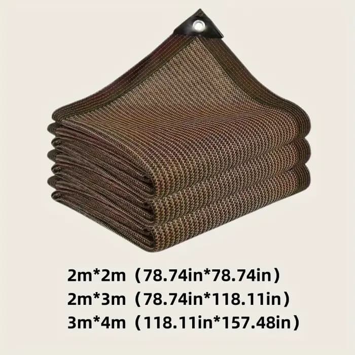 Auvent de protection UV marron durable – Filet pare-soleil extérieur – Plusieurs tailles disponibles
