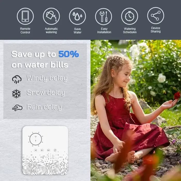 Contrôleur d'arrosage WiFi Tuya, minuterie d'irrigation intelligente à 8 zones, dispositif d'arrosag