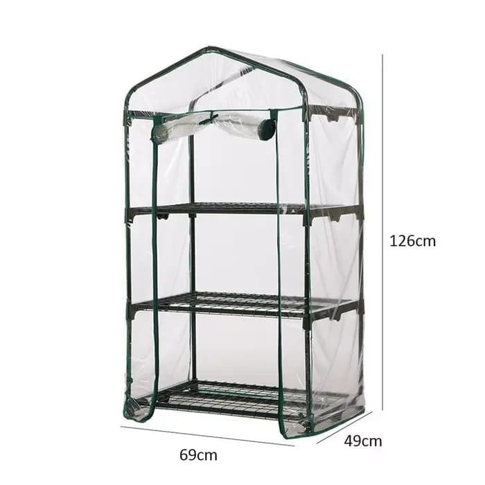 Mini serre de jardin portable, serre chaude pour plantes et fleurs, idéale pour le jardinage en exté
