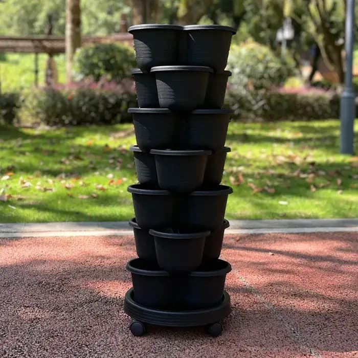 Pot en plastique pour légumes