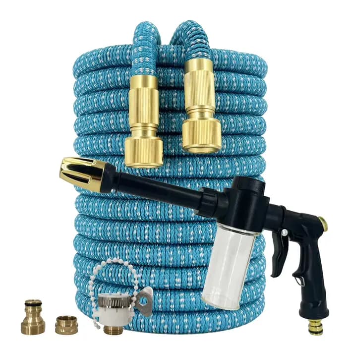Tuyau d'arrosage, tuyau magique extensible haute pression pour l'arrosage et le nettoyage du jardin,